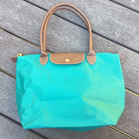teal longchamp
